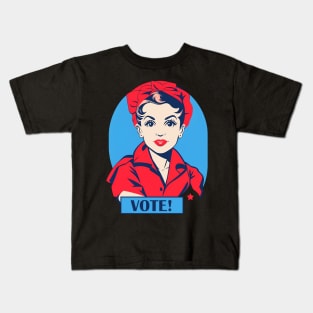 Rosie The Riveter - VOTE! Kids T-Shirt